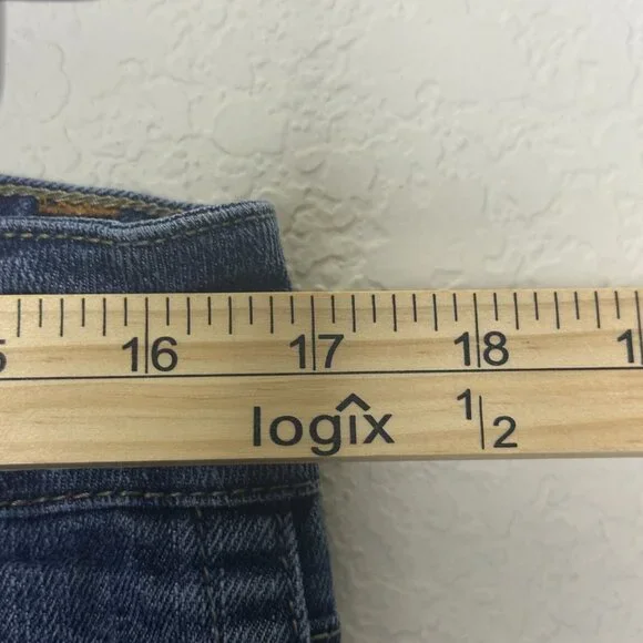 Y2K Southpole Flared Womens 13 Jeans Denim Bootcut Fit Light Blue Wash Western - Picture 7 of 16